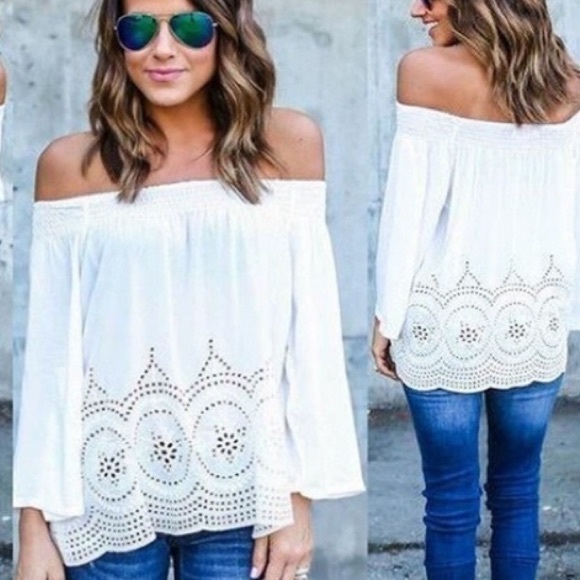 Tops - new. off shoulder blouse